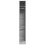 Armario de madera de ingeniería gris Sonoma 30x50x200 cm de , Armarios roperos - Ref: Foro24-3307779, Precio: 127,75 €, Descu...