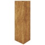 Triangular planters 2 units rusted steel 30x26x75 cm by , Pots and planters - Ref: Foro24-851156, Price: 66,77 €, Discount: %