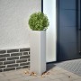 Triangular planters 2 units galvanized steel 30x26x75 cm by , Pots and planters - Ref: Foro24-851154, Price: 61,87 €, Discoun...