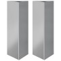 Jardineras triangulares 2 uds acero galvanizado 30x26x75 cm de , Maceteros y jardineras - Ref: Foro24-851154, Precio: 61,88 €...