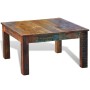 Mesa de centro cuadrada madera reciclada de vidaXL, Mesas de centro - Ref: Foro24-240959, Precio: 114,01 €, Descuento: %