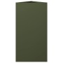 Triangular planter in olive green steel, 40x34.5x70 cm by , Pots and planters - Ref: Foro24-851163, Price: 62,99 €, Discount: %