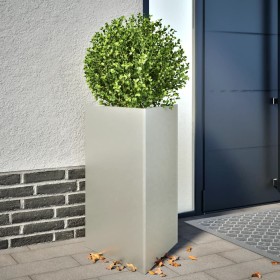 Triangular planters 2 units stainless steel 50x43x75 cm by , Pots and planters - Ref: Foro24-851180, Price: 161,99 €, Discoun...