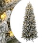 Artificial Christmas tree with 150 LEDs and flocked snow 120 cm by , Christmas trees - Ref: Foro24-3315763, Price: 51,82 €, D...