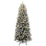 Artificial Christmas tree with 150 LEDs and flocked snow 120 cm by , Christmas trees - Ref: Foro24-3315763, Price: 51,82 €, D...