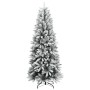 Artificial Christmas tree with 150 LEDs and flocked snow 120 cm by , Christmas trees - Ref: Foro24-3315763, Price: 51,82 €, D...