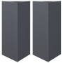 2 anthracite gray steel planters 40x34.5x70 cm by , Pots and planters - Ref: Foro24-851162, Price: 108,37 €, Discount: %