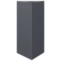 2 anthracite gray steel planters 40x34.5x70 cm by , Pots and planters - Ref: Foro24-851162, Price: 108,37 €, Discount: %