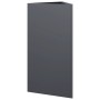 2 anthracite gray steel planters 40x34.5x70 cm by , Pots and planters - Ref: Foro24-851162, Price: 108,37 €, Discount: %