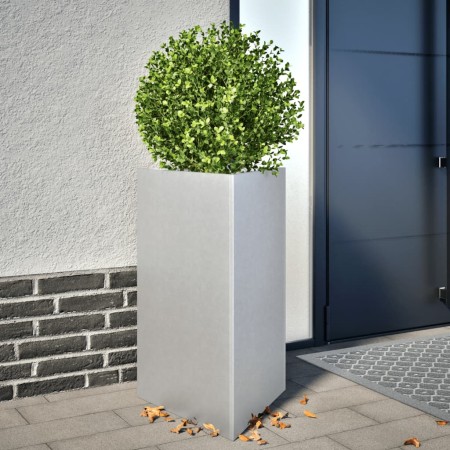 Triangular galvanized steel planter 50x43x75 cm by , Pots and planters - Ref: Foro24-851181, Price: 74,74 €, Discount: %