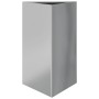 Triangular galvanized steel planter 50x43x75 cm by , Pots and planters - Ref: Foro24-851181, Price: 74,74 €, Discount: %