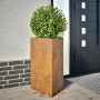 Triangular rusty steel planter 50x43x75 cm by , Pots and planters - Ref: Foro24-851183, Price: 79,81 €, Discount: %