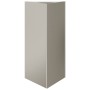 Triangular galvanized steel planter 40x34.5x70 cm by , Pots and planters - Ref: Foro24-851169, Price: 70,08 €, Discount: %