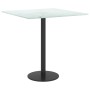 Marble design table with white tempered glass top 40x40 cm 6 mm by , Table tops - Ref: Foro24-322253, Price: 19,31 €, Discoun...