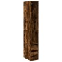 Armario madera de ingeniería color roble ahumado 30x50x200 cm de , Armarios roperos - Ref: Foro24-3307742, Precio: 141,69 €, ...