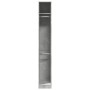 Engineered wood wardrobe in concrete gray, 30x50x200 cm by , Wardrobes - Ref: Foro24-3307777, Price: 124,25 €, Discount: %