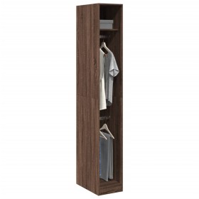 Ingenieurholzschrank in Eichenbraun 30x50x200 cm von , Kleiderschränke - Ref: Foro24-3307780, Preis: 127,96 €, Rabatt: %