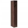 Engineered wood wardrobe in brown oak color, 30x50x200 cm. by , Wardrobes - Ref: Foro24-3307780, Price: 127,96 €, Discount: %