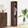 Engineered wood wardrobe in brown oak color, 30x50x200 cm. by , Wardrobes - Ref: Foro24-3307780, Price: 127,96 €, Discount: %