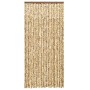 Cortina mosquitera beige y marrón chenilla 90x220 cm de vidaXL, Mosquiteras para ventanas - Ref: Foro24-325449, Precio: 60,20...