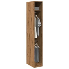 Armario de madera de ingeniería roble artesanal 30x50x200 cm de , Armarios roperos - Ref: Foro24-3307782, Precio: 124,25 €, D...