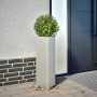 Stainless steel triangular planter 30x26x75 cm by , Pots and planters - Ref: Foro24-851151, Price: 68,92 €, Discount: %