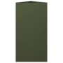 Triangular planters 2 units olive green steel 40x34.5x70 cm by , Pots and planters - Ref: Foro24-851164, Price: 108,37 €, Dis...