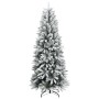 Artificial Christmas tree with 150 LEDs and flocked snow 150 cm by , Christmas trees - Ref: Foro24-3315764, Price: 71,80 €, D...