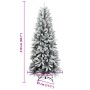 Artificial Christmas tree with 300 LEDs and flocked snow 210 cm by , Christmas trees - Ref: Foro24-3315766, Price: 169,80 €, ...