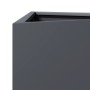 Triangular planter in anthracite grey steel, 30x26x75 cm. by , Pots and planters - Ref: Foro24-851147, Price: 53,24 €, Discou...