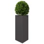 Jardineras triangulares 2 uds acero negro 40x34,5x70 cm de , Maceteros y jardineras - Ref: Foro24-851158, Precio: 103,29 €, D...