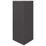 Jardineras triangulares 2 uds acero negro 40x34,5x70 cm de , Maceteros y jardineras - Ref: Foro24-851158, Precio: 103,29 €, D...