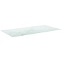 Marble design table with white tempered glass top 100x50 cm 6mm by , Table tops - Ref: Foro24-322258, Price: 39,12 €, Discoun...