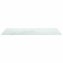 Marble design table with white tempered glass top 100x50 cm 6mm by , Table tops - Ref: Foro24-322258, Price: 39,12 €, Discoun...