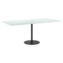 Marble design table with white tempered glass top 100x50 cm 6mm by , Table tops - Ref: Foro24-322258, Price: 39,12 €, Discoun...