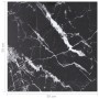 Black tempered glass marble design tabletop 50x50 cm 6 mm by , Table tops - Ref: Foro24-322270, Price: 24,91 €, Discount: %