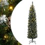 Narrow artificial Christmas tree with 150 LEDs 150 cm by , Christmas trees - Ref: Foro24-3315779, Price: 71,21 €, Discount: %