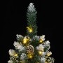 Schmaler künstlicher Weihnachtsbaum mit 150 LEDs, 150 cm. von , Weihnachtsbäume - Ref: Foro24-3315779, Preis: 71,21 €, Rabatt: %