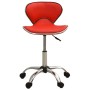 Silla de oficina de cuero sintético rojo de , Sillas de oficina - Ref: Foro24-3088627, Precio: 73,71 €, Descuento: %