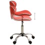 Silla de oficina de cuero sintético rojo de , Sillas de oficina - Ref: Foro24-3088627, Precio: 73,71 €, Descuento: %