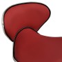 Silla de oficina de cuero sintético rojo vino tinto de , Sillas de oficina - Ref: Foro24-3088631, Precio: 79,75 €, Descuento: %