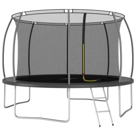 Cama elástica redonda 366x80 cm 150 kg de vidaXL, Trampolín - Ref: Foro24-92951, Precio: 365,03 €, Descuento: %