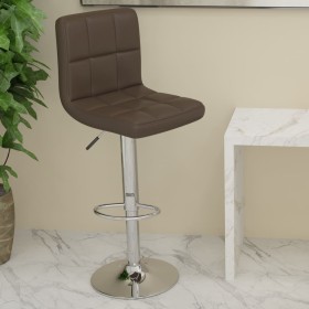 Brown synthetic leather kitchen stool by , Kitchen stools - Ref: Foro24-334222, Price: 92,79 €, Discount: %