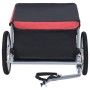 Schwarz-roter Fahrradanhänger 65 kg von vidaXL, Fahrradanhänger - Ref: Foro24-92588, Preis: 133,09 €, Rabatt: %