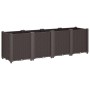 Brown PP planter 160x40x53 cm by , Pots and planters - Ref: Foro24-367860, Price: 117,42 €, Discount: %