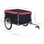 Schwarz-roter Fahrradanhänger 65 kg von vidaXL, Fahrradanhänger - Ref: Foro24-92588, Preis: 133,09 €, Rabatt: %