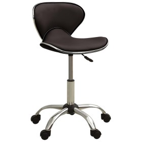 Silla de oficina de cuero sintético marrón de , Sillas de oficina - Ref: Foro24-3088628, Precio: 79,75 €, Descuento: %