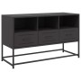 Schwarzer TV-Schrank aus Stahl, 100,5x39x60,5 cm. von , TV-Möbel - Ref: Foro24-846542, Preis: 102,79 €, Rabatt: %