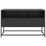 Black steel TV stand 100.5x39x60.5 cm by , TV Furniture - Ref: Foro24-846542, Price: 102,79 €, Discount: %