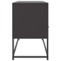 Black steel TV stand 100.5x39x60.5 cm by , TV Furniture - Ref: Foro24-846542, Price: 102,79 €, Discount: %